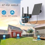 Hawkray Solar Dual-Lens Outdoor Security Camera