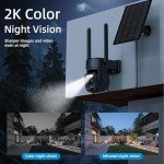 Hawkray Solar Dual-Lens Outdoor Security Camera