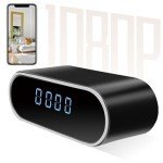 HD 1080P WiFi Alarm Clock Camera with Night Vision