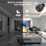 Mini WiFi Hidden Camera - 1080P Spy Nanny Cam