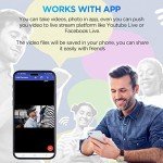 OIKSPY 1080P Wearable Button Camera for Smartphones