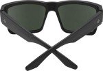 SPY Optic Cyrus, Square Sunglasses, Color and Contrast Enhancing Lenses, Matte Black - Happy Gray Green Lenses