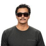 SPY Optic Cyrus, Square Sunglasses, Color and Contrast Enhancing Lenses, Matte Black - Happy Gray Green Lenses