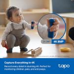 4K Indoor Security Camera with Motion Tracking