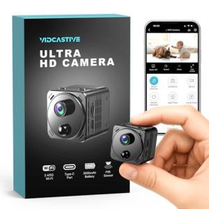 4K Mini Hidden Camera with Night Vision