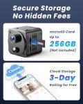 4K Mini Hidden Camera with Night Vision