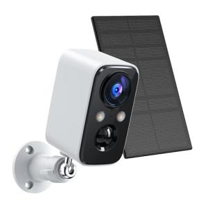 Wireless Outdoor Security Camera with Solar Panel