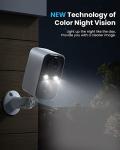 Wireless Outdoor Security Camera with Solar Panel