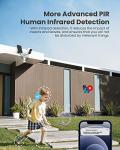 Wireless Outdoor Security Camera with Solar Panel