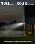 Wireless Outdoor Security Camera with Solar Panel