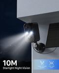 Wireless Outdoor Security Camera with Solar Panel
