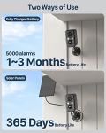 Wireless Outdoor Security Camera with Solar Panel
