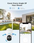 Wireless 5MP Pan Tilt Security Camera with Solar
