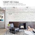 HD 1080P WiFi Alarm Clock Camera with Night Vision