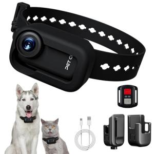 4K HD Dog Tracker Collar with Camera