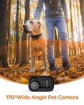 4K HD Dog Tracker Collar with Camera