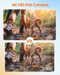 4K HD Dog Tracker Collar with Camera