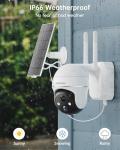 ZUMIMALL 360° Solar Outdoor Security Camera