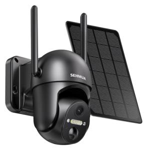 Solar Wireless Security Camera with Night Vision