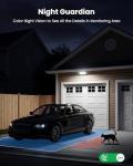 VIZIUUY 3MP Wireless Solar Security Camera with Night Vision