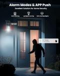 VIZIUUY 3MP Wireless Solar Security Camera with Night Vision