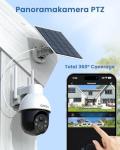 AOSU Solar Wireless Security Cameras with Night Vision