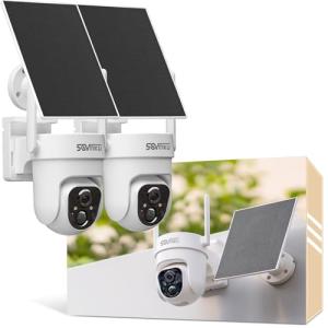 SOVMIKU 2K Wireless Solar Outdoor Security Camera