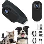 1080P Pet Collar Camera with LCD Screen