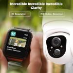 SOVMIKU 2K Wireless Solar Outdoor Security Camera