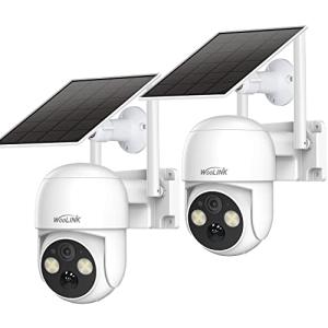 Woolink 2x4 MP Solar Outdoor Security Camera