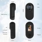 1080P Pet Collar Camera with LCD Display