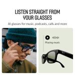 Meta Ray-Ban Smart Glasses, Matte Black Wayfarer