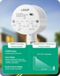 EDISHINE Motion Sensor with Adjustable Detection Range