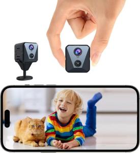 Mini WiFi Spy Camera with 2K HD & Night Vision
