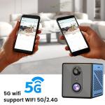Upgraded 4K WiFi Spy Camera: Motion Detection, Night Vision