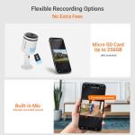8MP 4K PoE IP Bullet Camera with AI Detection