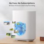 AOSU Outdoor Wireless Security Cameras 4 Cam-Kit Solar-Powered