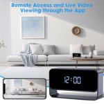 FHD 1080P Hidden Camera Clock with Night Vision