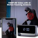 FHD 1080P Hidden Camera Clock with Night Vision