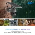 S600 Solar Security Camera with 360° View