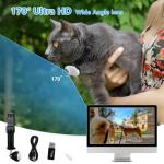 HD 1080P Cat Camera Collar with Video Record