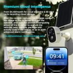 Sovmiku Wireless Solar Security Camera with Night Vision