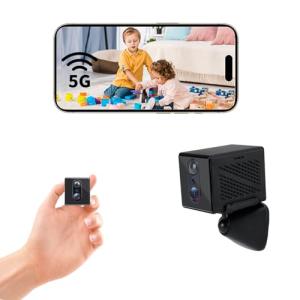 5G Mini Spy Camera with 4K Night Vision