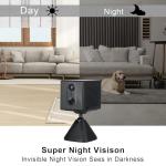 5G Mini Spy Camera with 4K Night Vision
