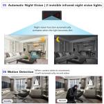 Mini Spy Camera 1080P with Night Vision and Motion Detection