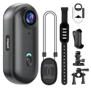 4K Mini Wearable Action Camera with 128GB Storage