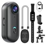 4K Mini Wearable Action Camera with 128GB Storage