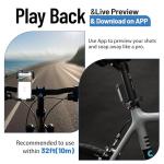 4K Mini Wearable Action Camera with 128GB Storage