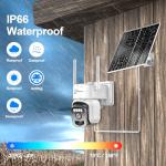 Solar-Powered 4G LTE Outdoor Security Camera