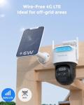 4K Dual Lens LTE Security Camera with Solar Power